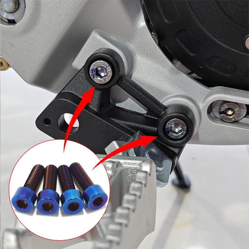 TOFR Foot Rest Bracket Screws for Surron Light Bee X for Segway X160 X260 - Image 4